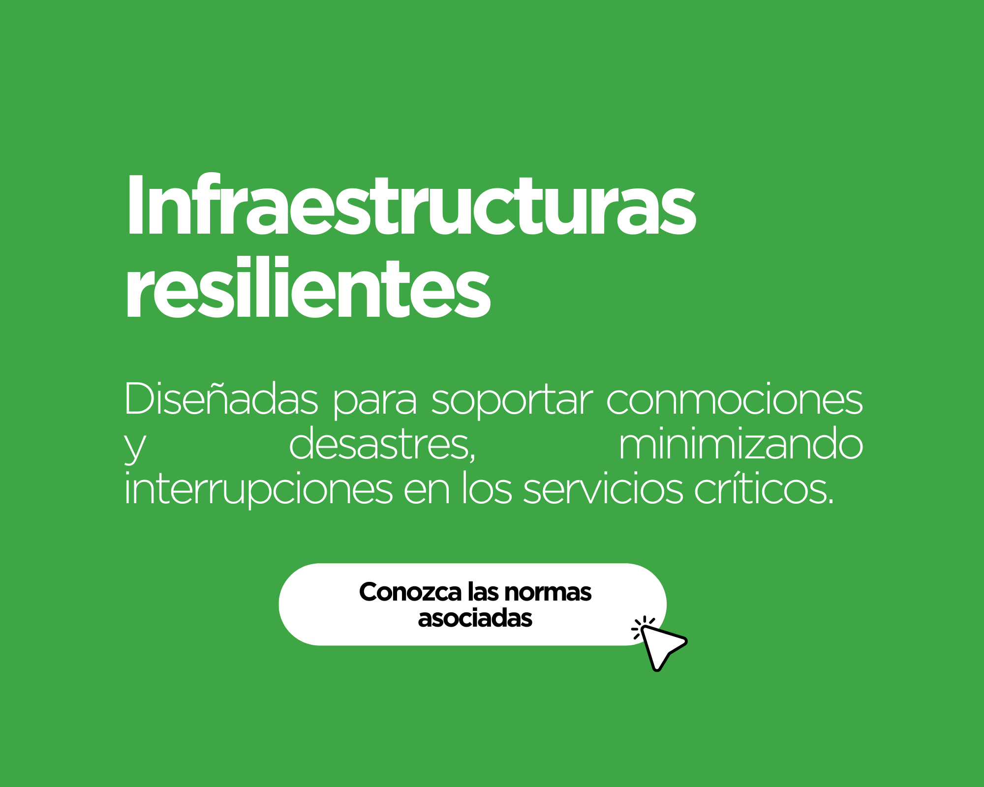 Infraestructuras resilientes